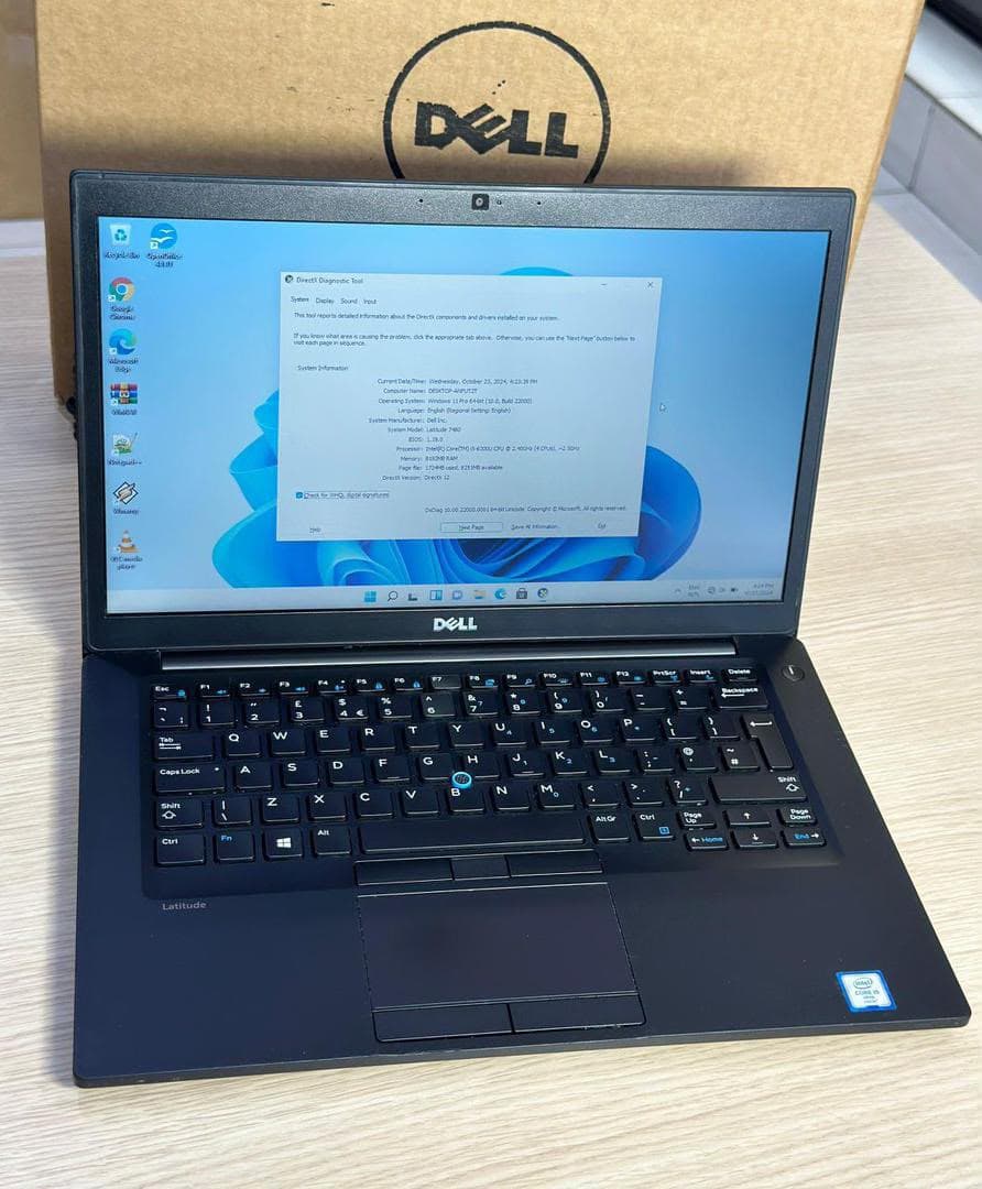 DELL LATITUDE 7480 Intel core i5 processor 6th generation 8gb Ram 256gh SSD